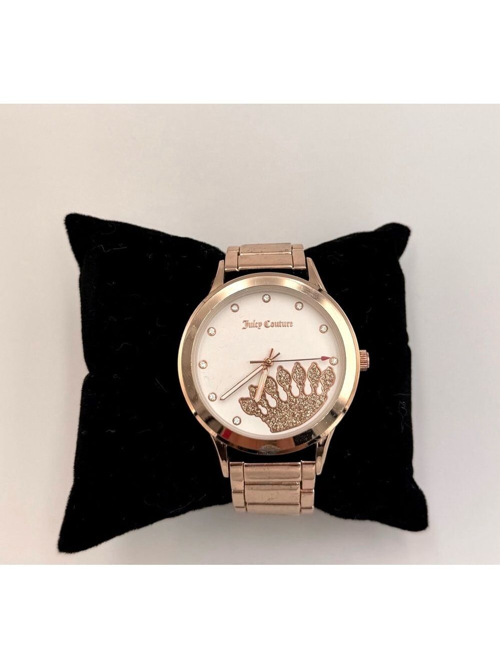 Juicy Couture Gold Crown Watch – Crystal Accents, Elegant Bracelet Style 2240